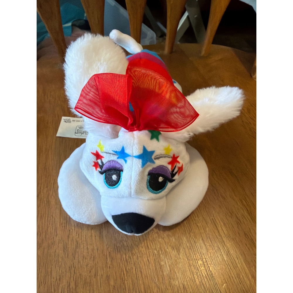 Basic Fun Fashion Puppyitos Cutetitos Rainbow Star White Plush Puppy Toy 2023